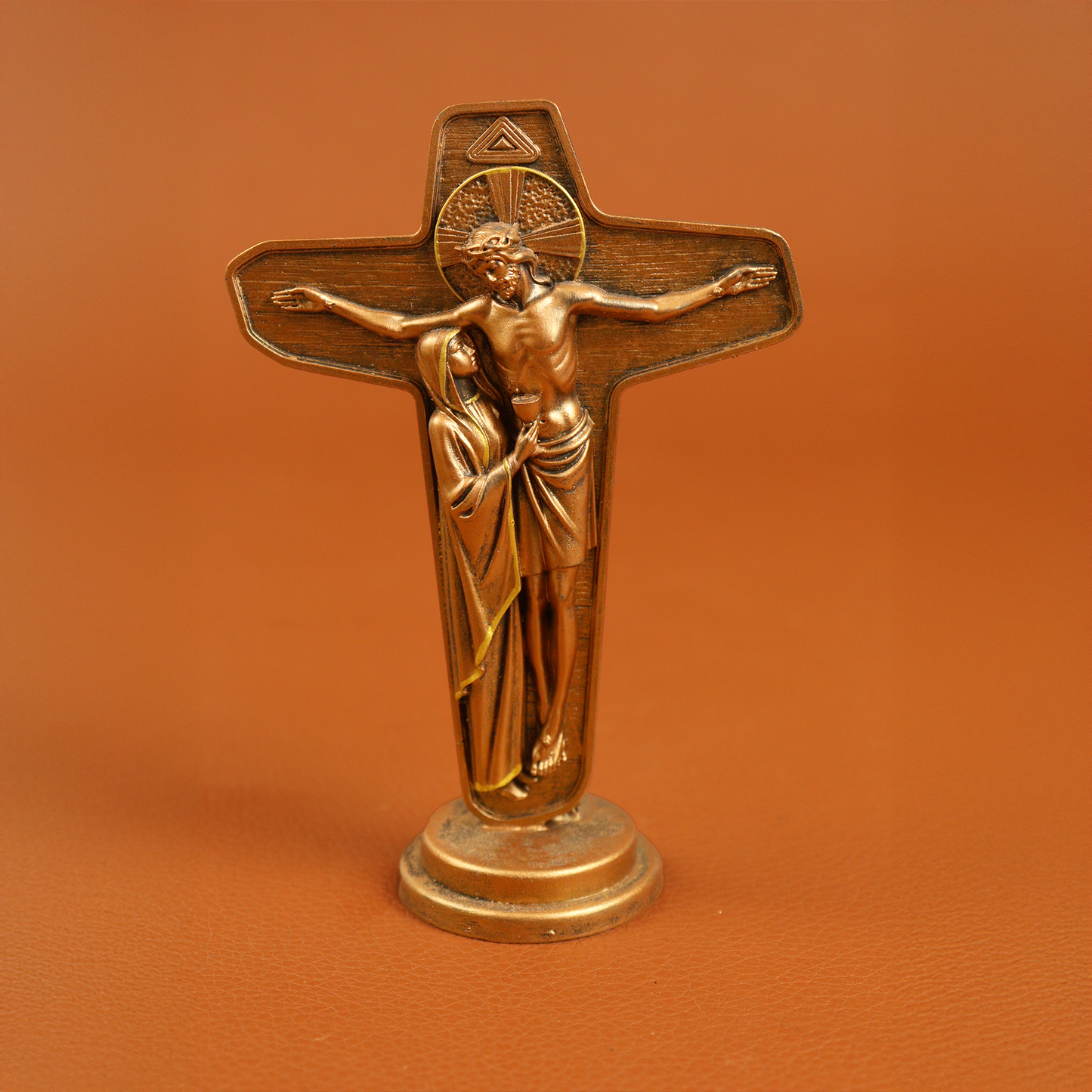 Jesus and Mother in Cross- 4 inch (Yesu Mata Cross)