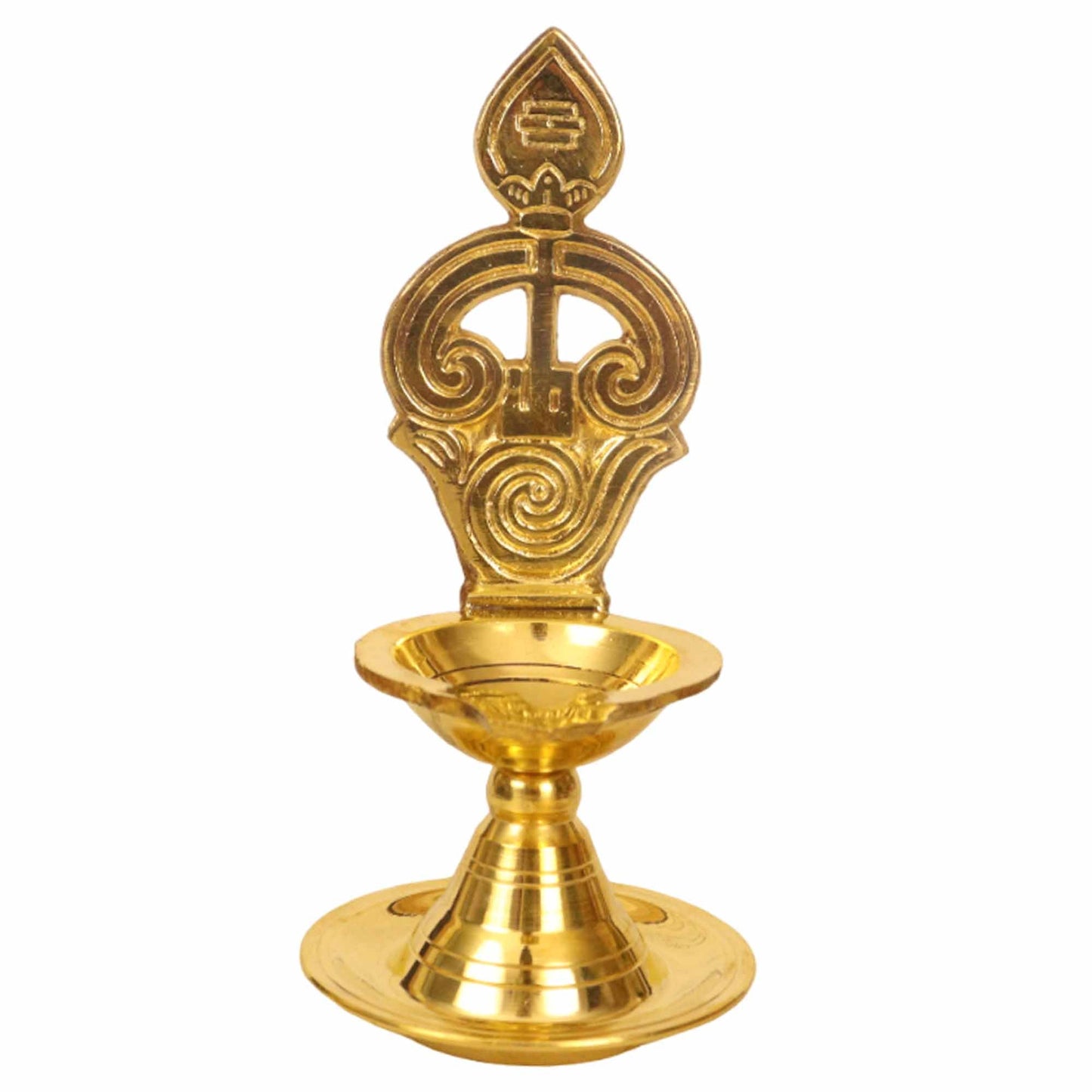 Brass Om Agal Vilaku (Pital Aum Wide Deepak)