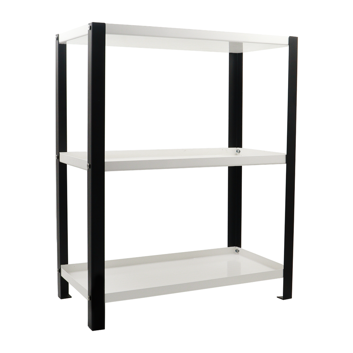 Djuize Pooja Shelf for Home Temple|Elegant Pooja Rack Design with Black Stem& White Shelves|Small Puja Shelf|Pooja Stand Design|Pooja Shelf in Living Room|Puja Room Shelves| Pooja Almirah Design-Metal 3 tier Rack shelf Black stem with white tray