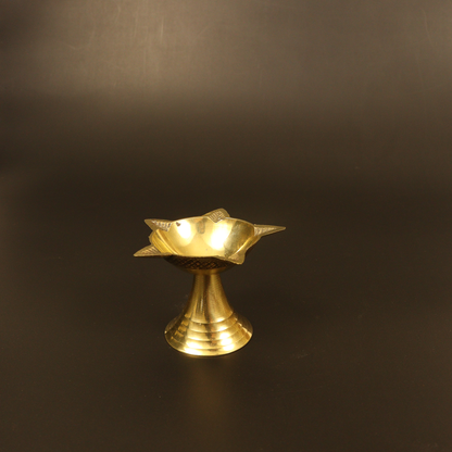 Brass Puna Deep Size-2 (Pital Pune Deepak)