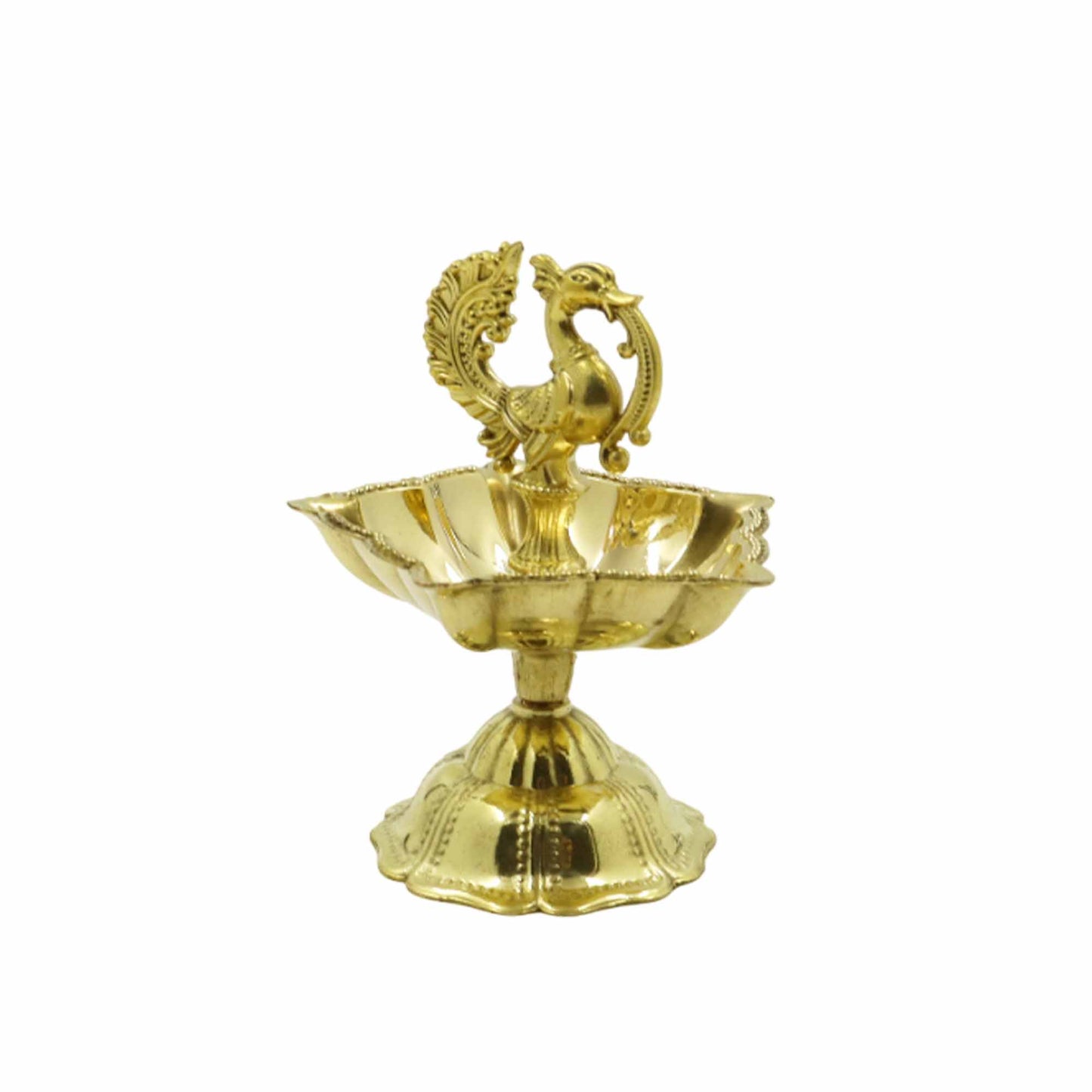 Brass Star Annam Diya Small