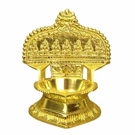 Brass Sapthakani Vilakku