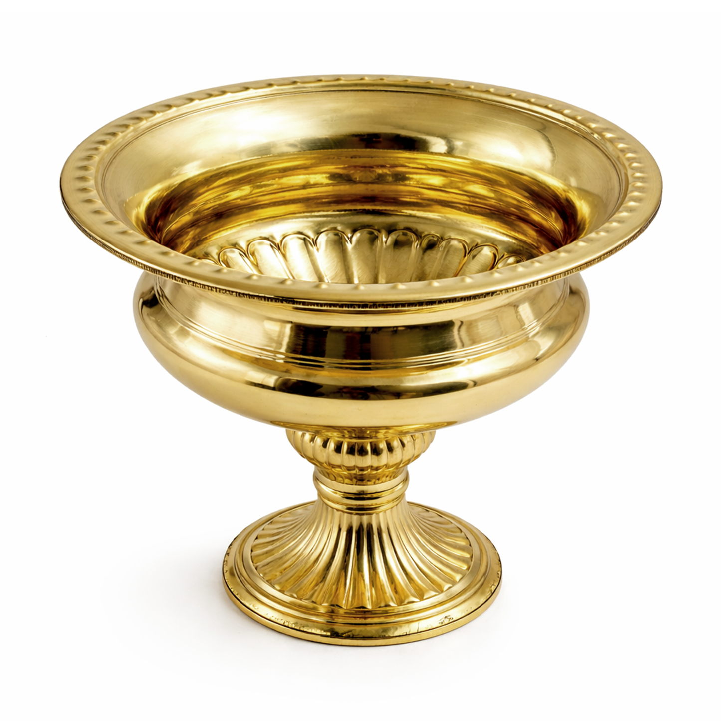 Brass Urli Bowl with Stand Planter for Decoration-Bowl Dana Size 6