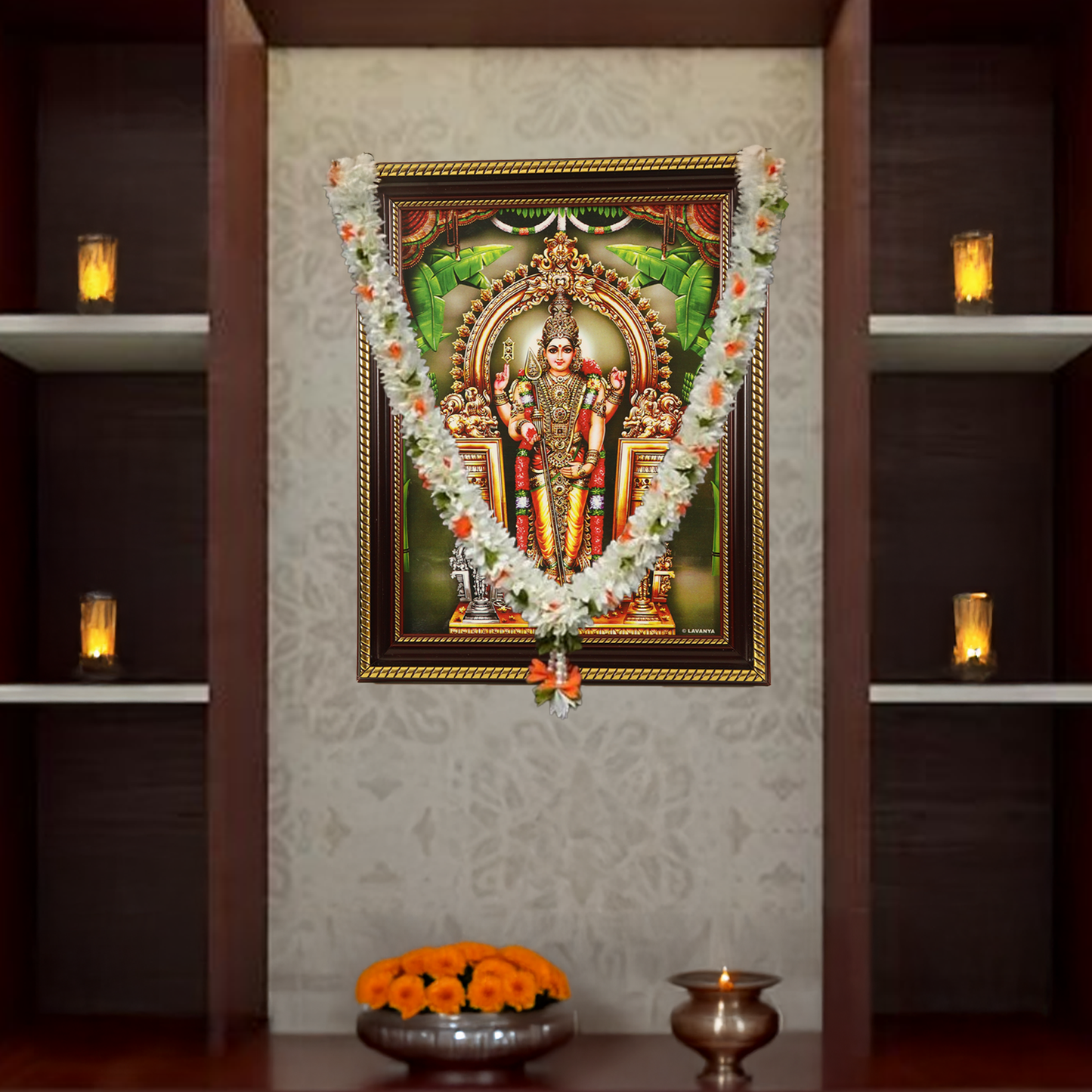 God photo frame Thiruchendur Murugan