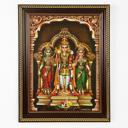 Palani Raja Murugar, Valli,Deivayani Photo Frame
