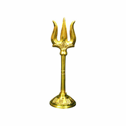 Brass Soolam-10cm (Pital Trishul / Shiva Weapon)