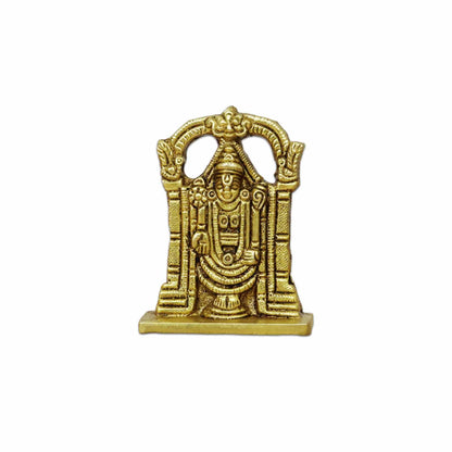 Brass VDM Perumal - 120gm (Pital Vishnu Murti / Tirupati Balaji)