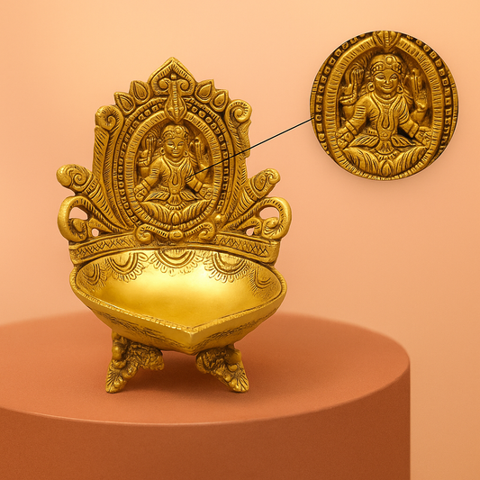 Antique Lakshmi Diya-1.145gm (Pital Prachin Laxmi Deepak)