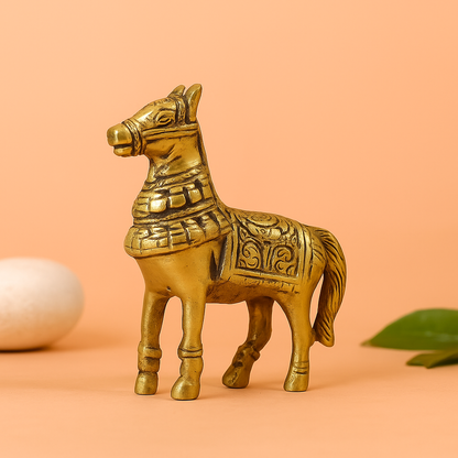Brass Horse Statue (Pital Ghoda Murti / Ashva Statue)