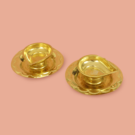 डीडी दीपम पीतल दीया