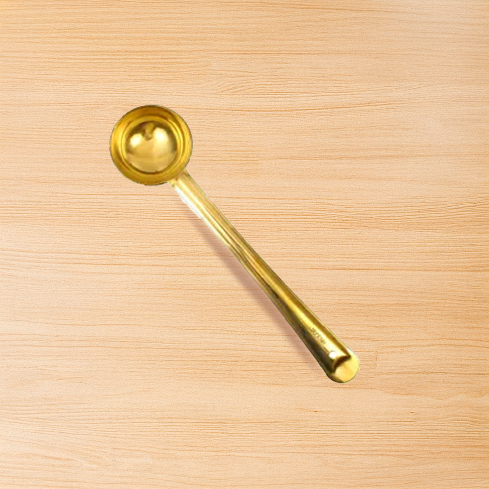 Buy Brass Kuli Karandi - Traditional Cooking Ladle – Pujalane