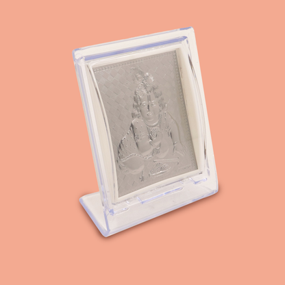 Silver Baby Krishna Photo frame