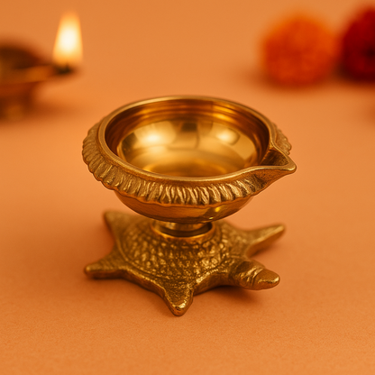 Brass Vasthu Deep Size-2 (Pital Vastu Deepak)