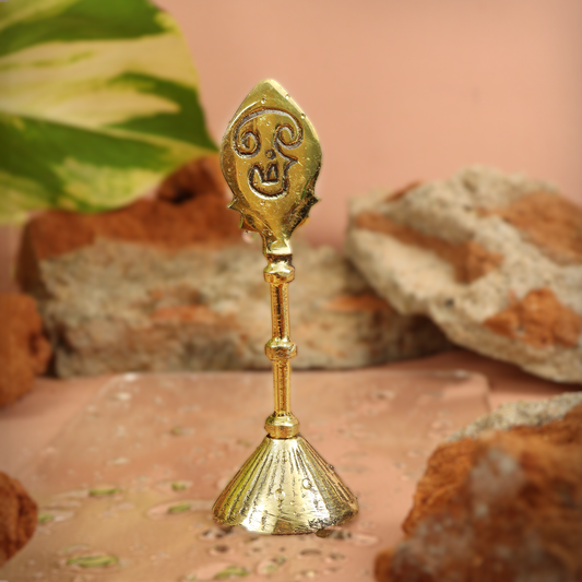 मिनी पीतल मुरुगा वेल