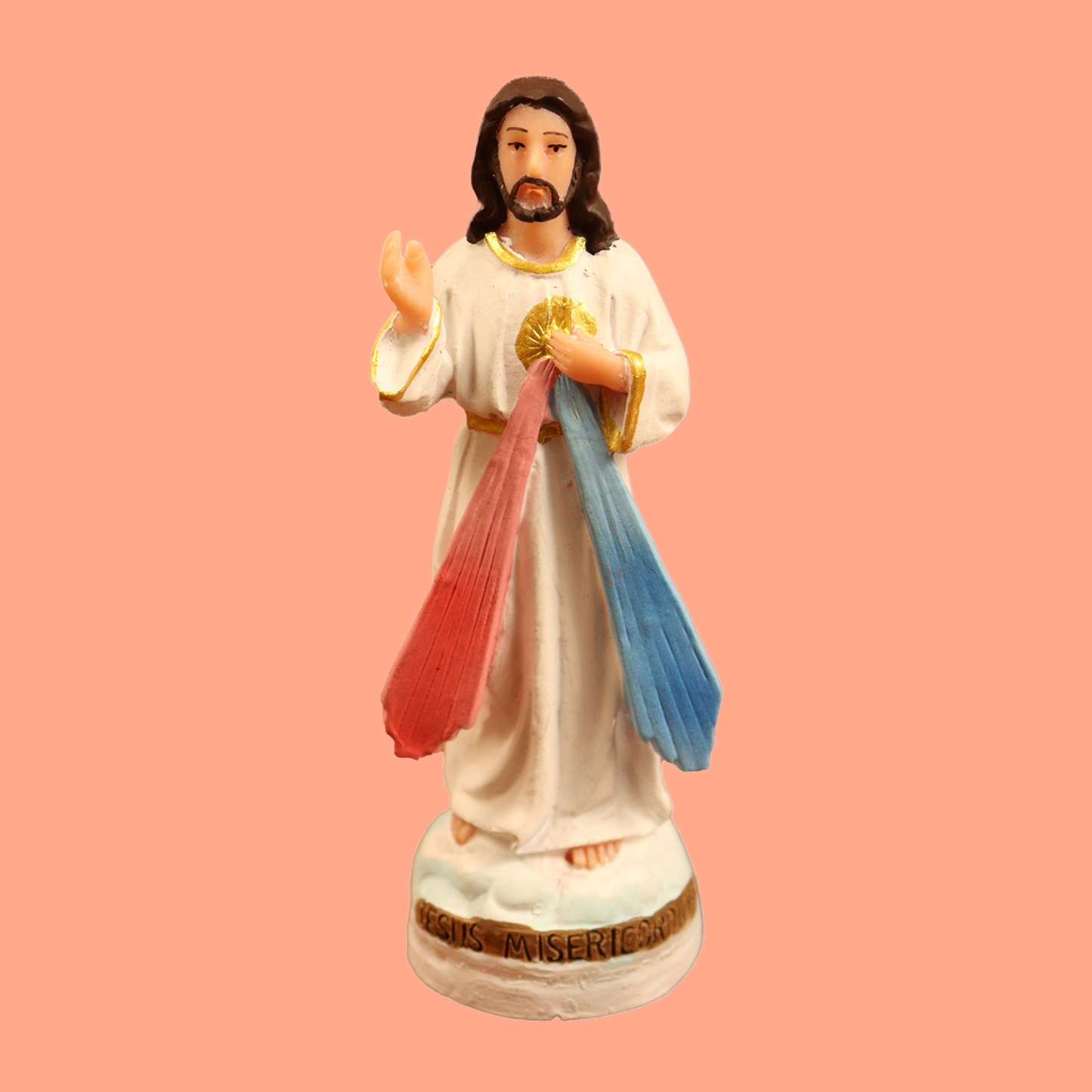 Jesus Statue White Divine Mercy (Yesu Murti Safed Kripa)