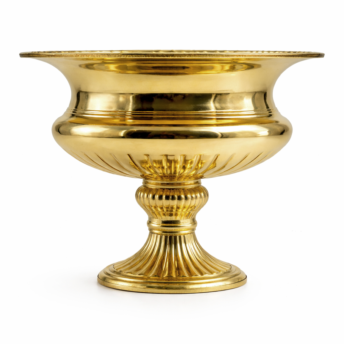 Brass Urli Bowl with Stand Planter for Decoration-Bowl Dana Size 6