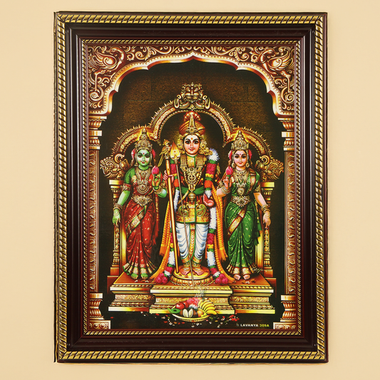 God  Photoframe  Palani raja murugar(valli,deivayani)