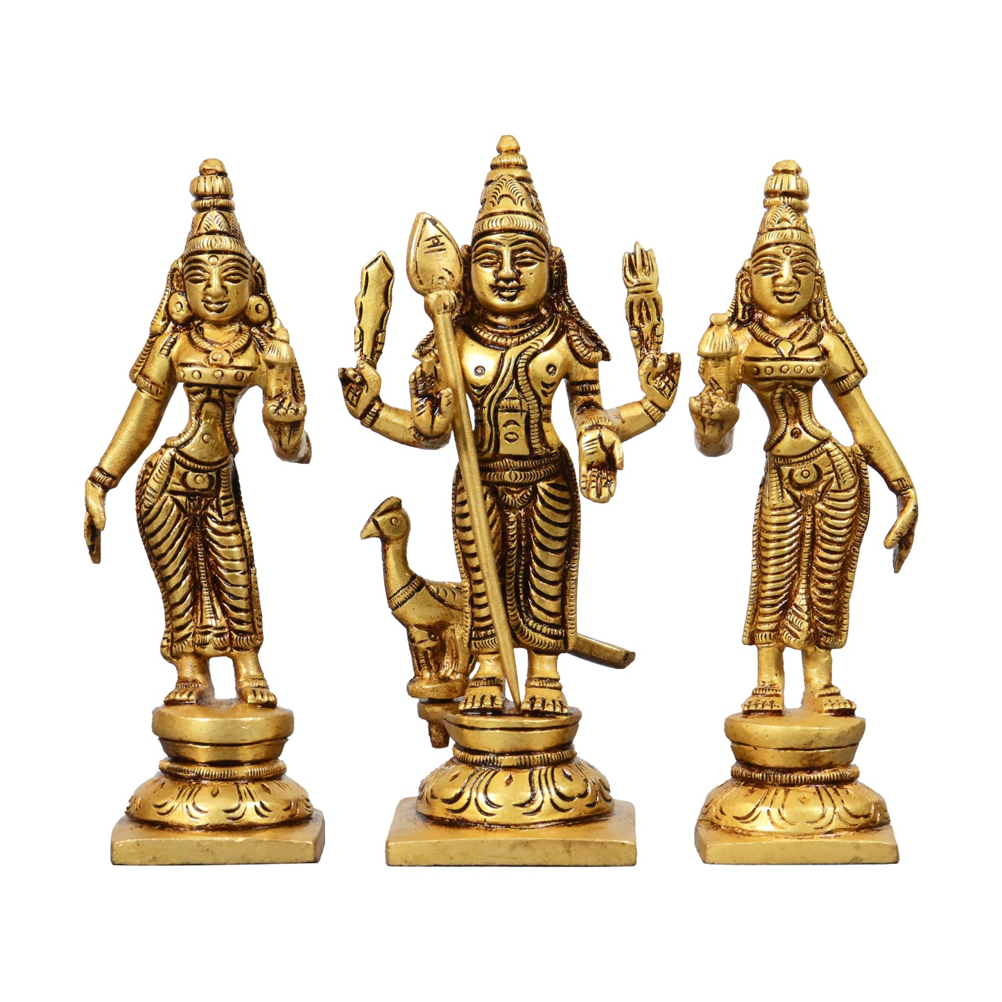 Murugan Vali Deviyani Statue 6 inch