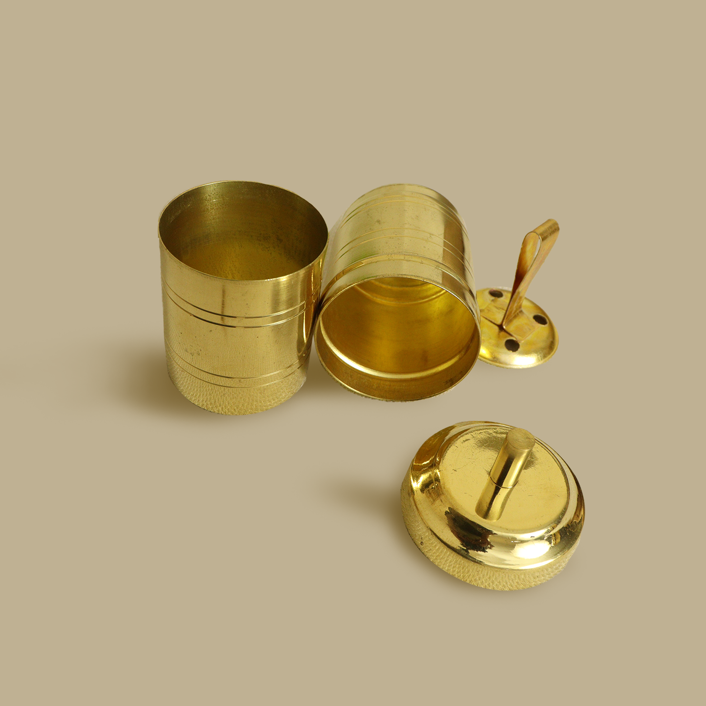 Brass South Indian Coffee Filter- Vinsan Size 1