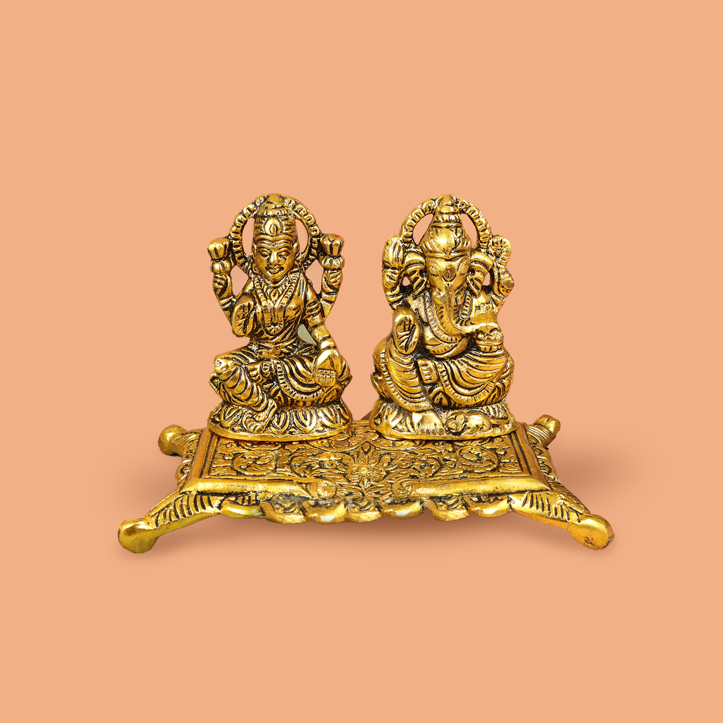 ऑक्सीकृत गणेश लक्ष्मी प्रतिमा