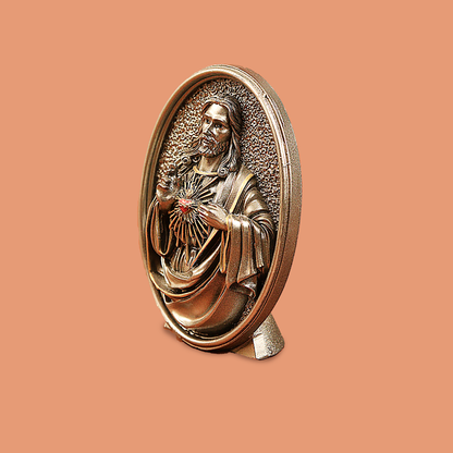 Oval Grey Jesus (Oval Dhasar Yesu)