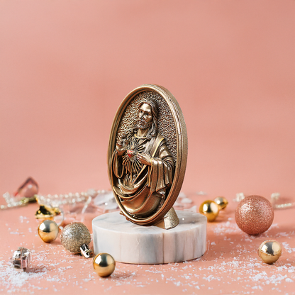 Oval Grey Jesus (Oval Dhasar Yesu)