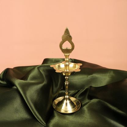 Handcrafted Brass Lakshmi Kuthu Vilakku Diya
