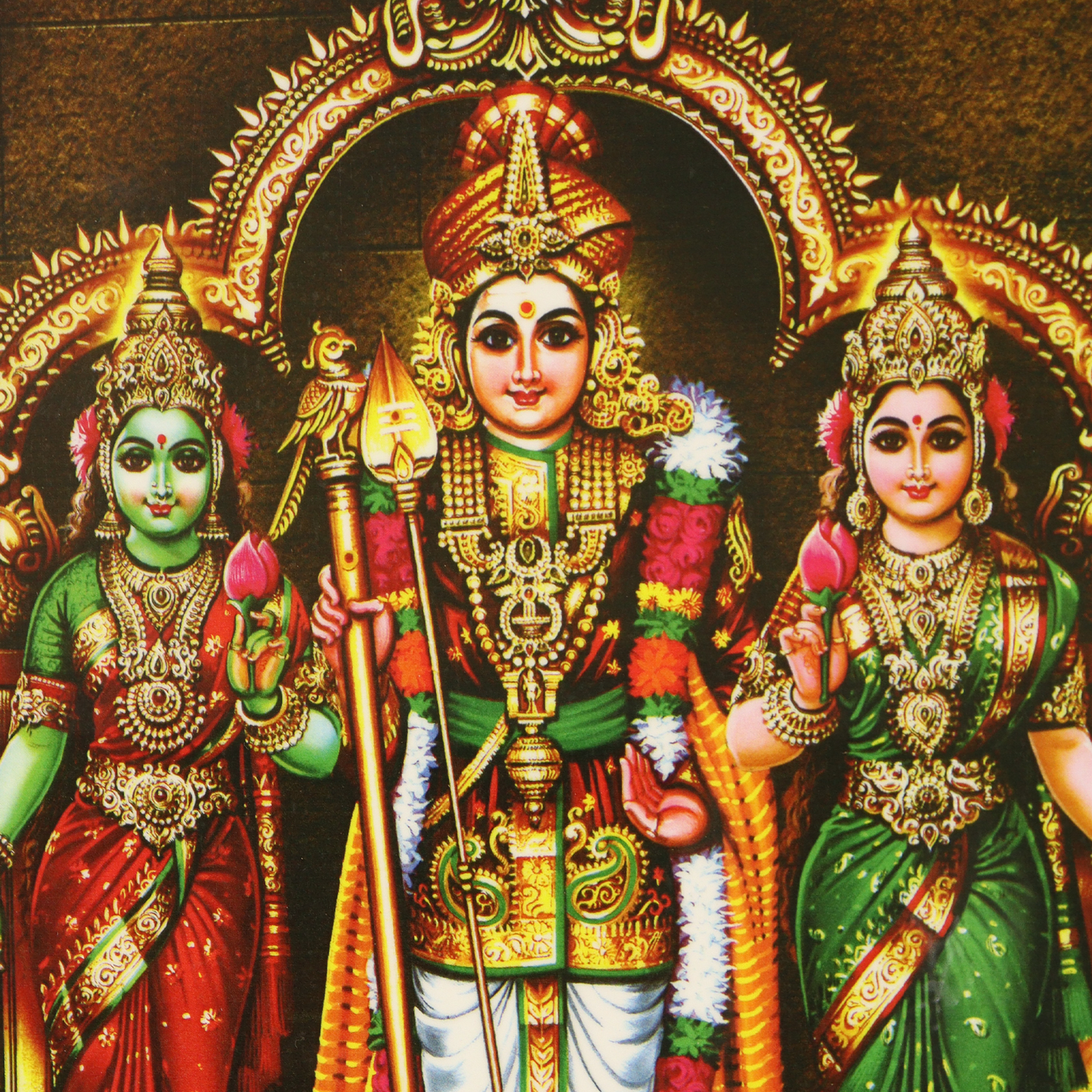 God  Photoframe  Palani raja murugar(valli,deivayani)
