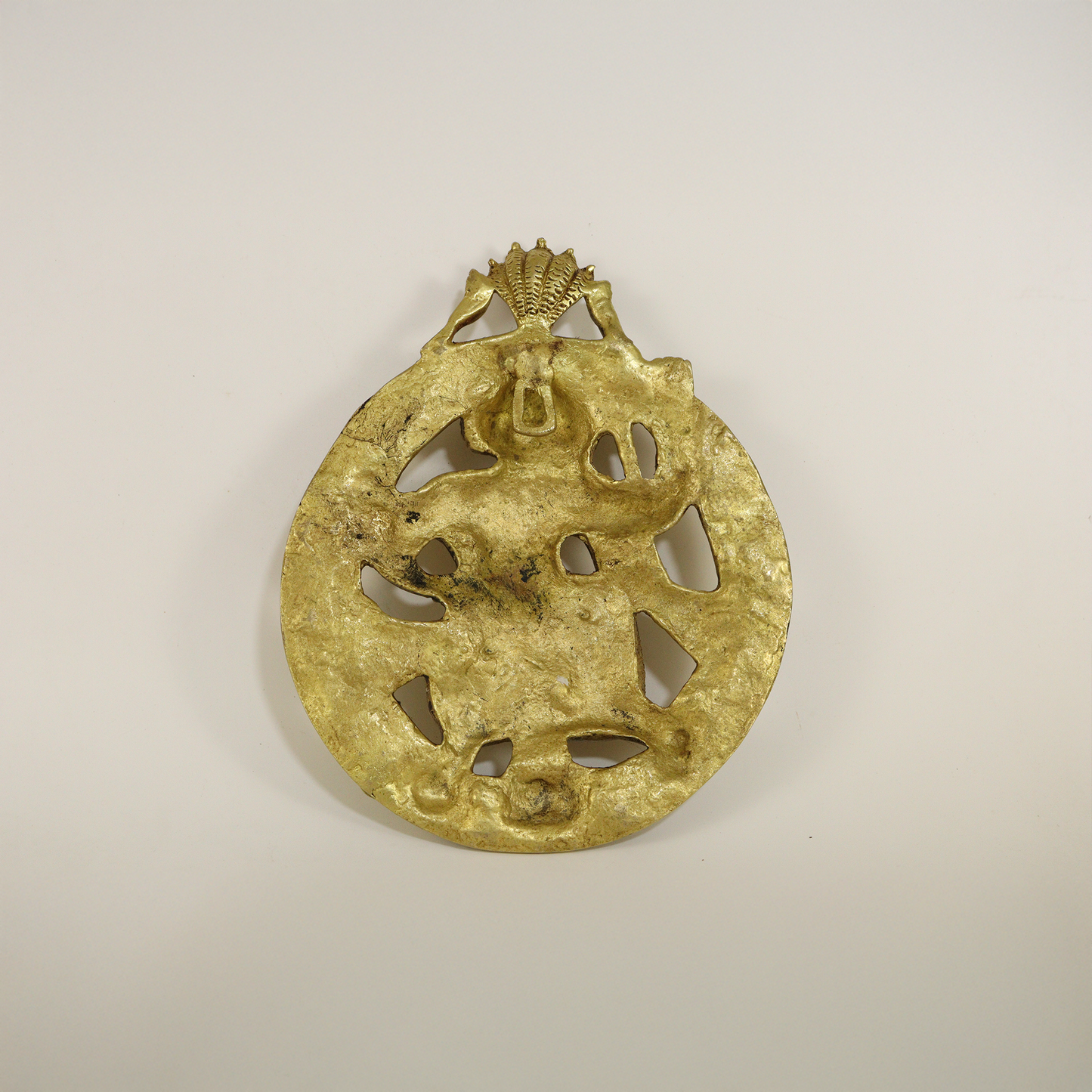Brass Hanuman Wall Hanging