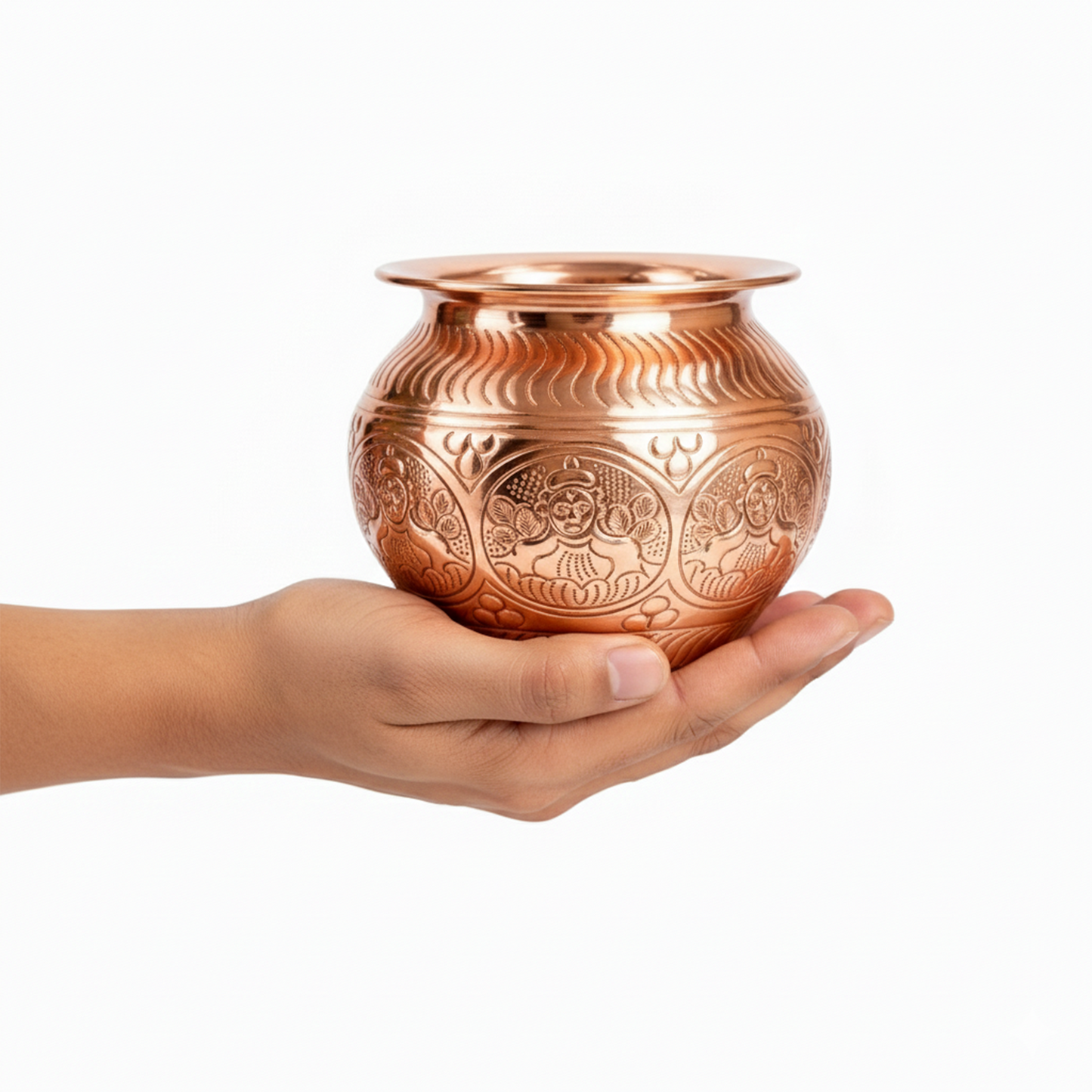 Traditional Copper Lota|Kalash for Pooja