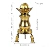 Niranthara Kalasam Set with Chowki Coconut Brass Kalash (Subham Set) (Pital Kalash Nariyal Set)