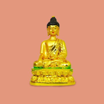 Resin Show Pieces Buddha Head Black (Buddha Shirsh Kala)