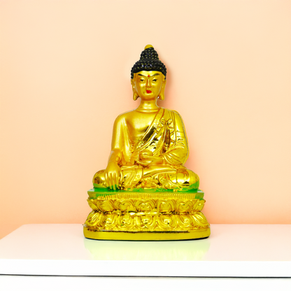 Resin Show Pieces Buddha Head Black (Buddha Shirsh Kala)