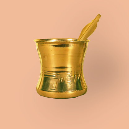 Brass Panchapatra For Pooja- Small
