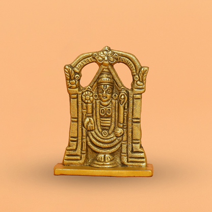 Brass VDM Perumal - 120gm (Pital Vishnu Murti / Tirupati Balaji)