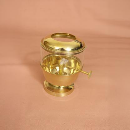 Brass Akhand Jyothi Size 5 (Pital Akhand Jyoti Deepak)