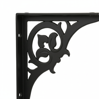 Wooden Pooja Shelf - Single Floral (Lakdi Puja Shelf )