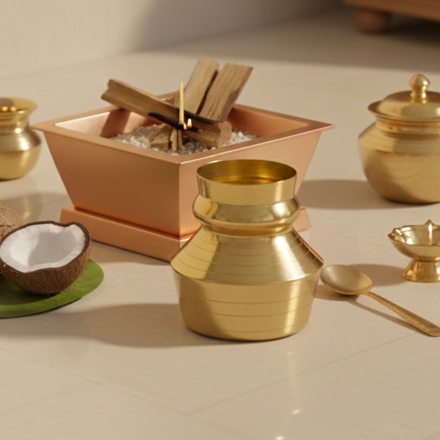 Brass Lota|Kalash|Kalsha|Sombu|Theertha Sembu-Dhoraji Lota