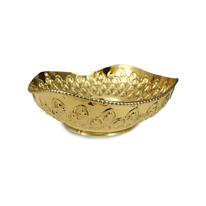Brass Deep Bowl Fancy (Pital Deepak Katori Sundar)
