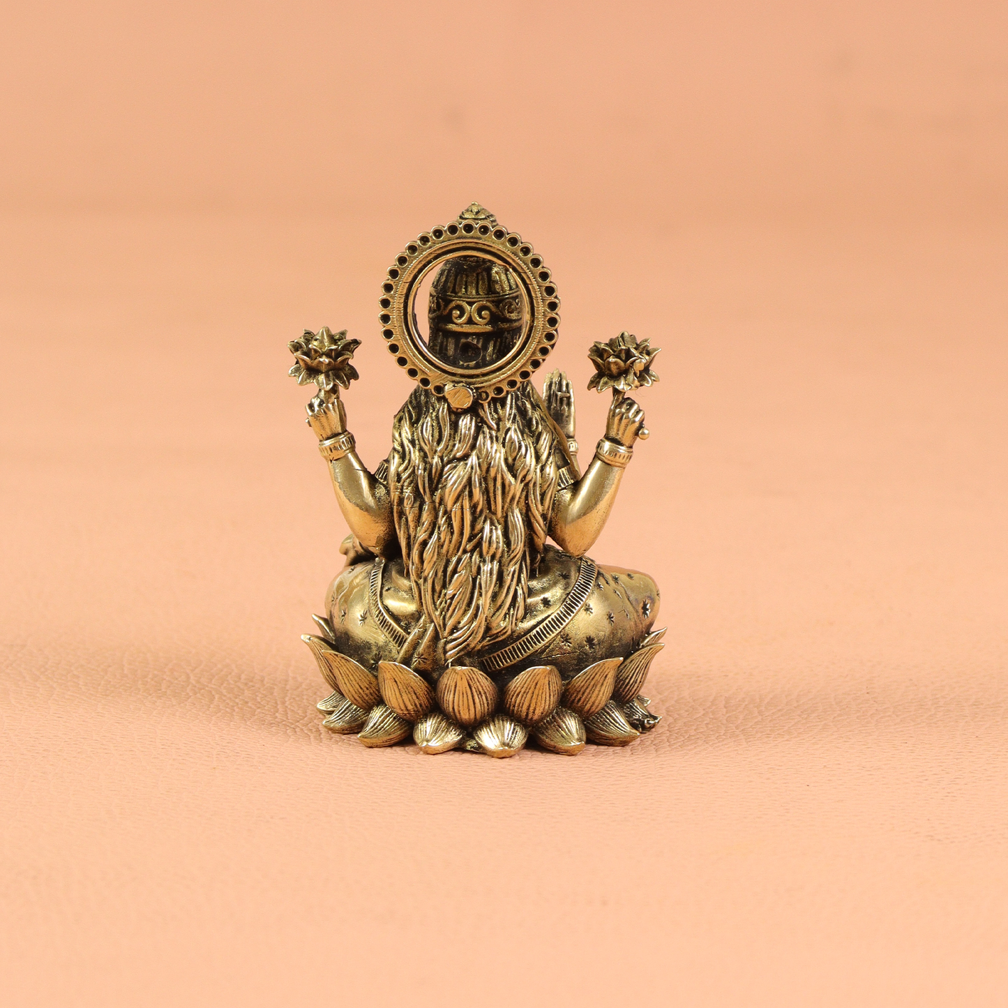 Super Fine Brass Lakshmi Idol