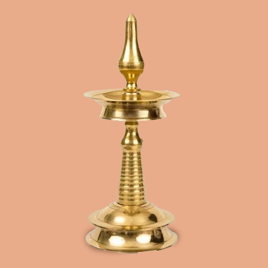 केरल नीला पीतल दीया