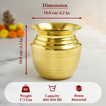 Traditional Brass Kalash | Lota