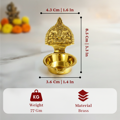 Traditional Brass Kamakshi Deepam