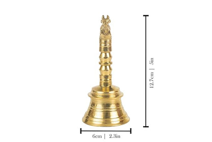 Golden Premium Brass Nandi Bell