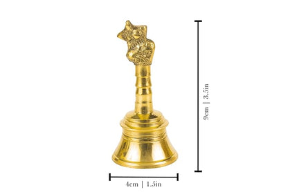 Golden Premium Brass Nandi Bell