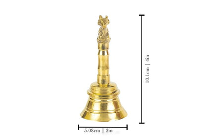 Golden Premium Brass Nandi Bell