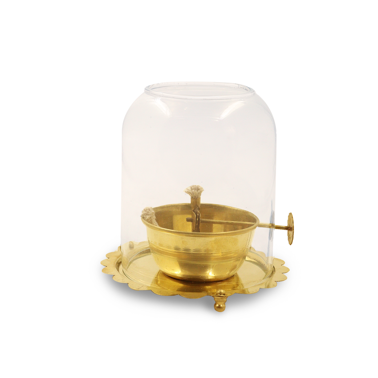 Akhand deep with glass no:3