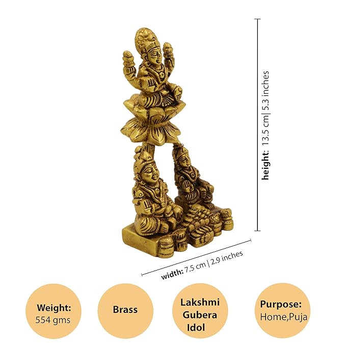 Dhankunji Dhankuber Laxmi Idol (Dhan Kunji Dhan Kuber Laxmi Murti)