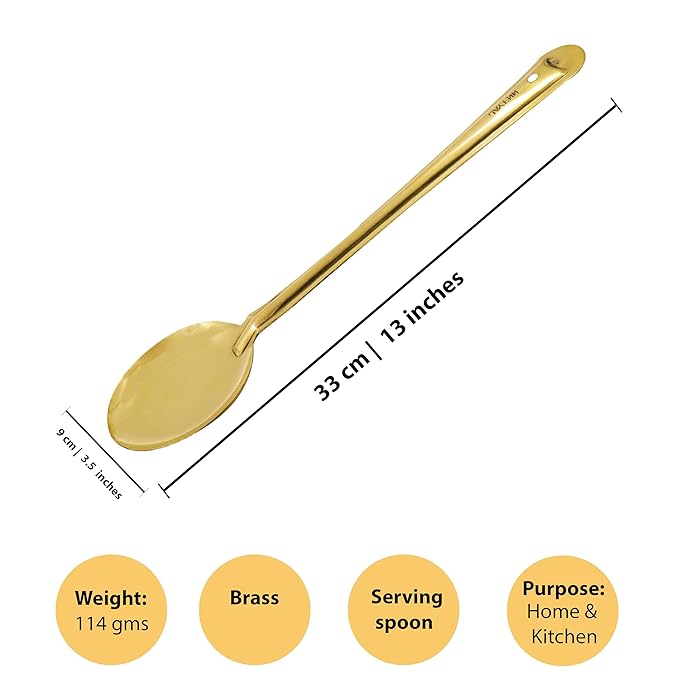 Brass Round Karandi (Saute Ladle)
