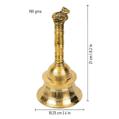 Golden Premium Brass Nandi Bell